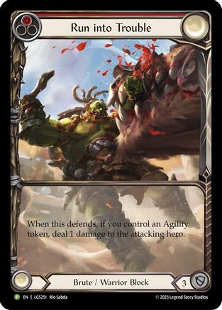 Image of Run into Trouble [LGS251] (Promo)  Rainbow Foil