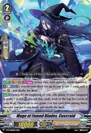Image of Mage of Famed Blades, Cuscraid (V-PR/0290EN 2024) [V Promo Cards]