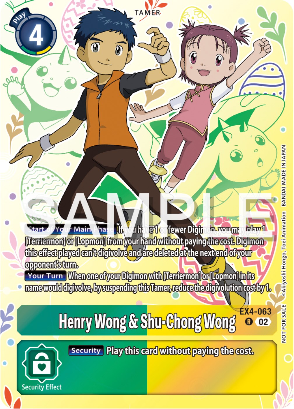 Image of Henry Wong & Shu-Chong Wong [EX4-063] (Spring Break Event 2024) [Alternative Being Booster Promos]