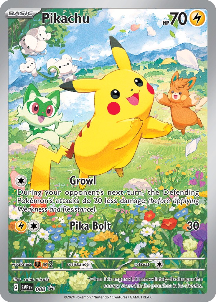 Image of Pikachu (088) [Scarlet & Violet: Black Star Promos]