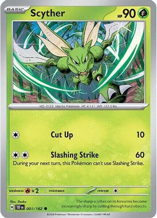 Image of Scyther (001/162) [Scarlet & Violet: Temporal Forces]