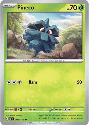 Image of Pineco (002/162) [Scarlet & Violet: Temporal Forces]