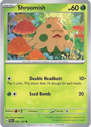 Image of Shroomish (006/162) [Scarlet & Violet: Temporal Forces]