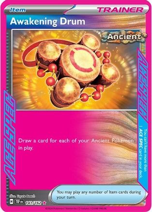 Image of Awakening Drum (141/162) [Scarlet & Violet: Temporal Forces]