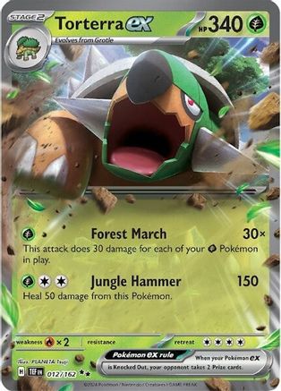 Image of Torterra ex (012/162) [Scarlet & Violet: Temporal Forces]