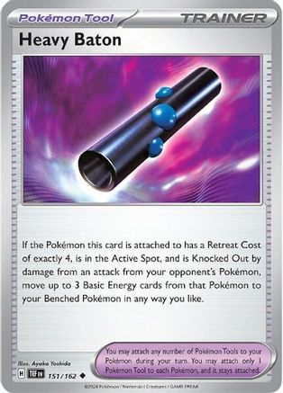 Image of Heavy Baton (151/162) [Scarlet & Violet: Temporal Forces]