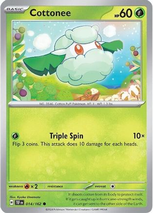 Image of Cottonee (014/162) [Scarlet & Violet: Temporal Forces]