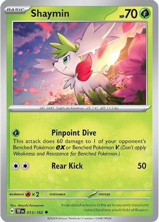 Image of Shaymin (013/162) [Scarlet & Violet: Temporal Forces]