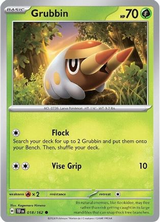 Image of Grubbin (018/162) [Scarlet & Violet: Temporal Forces]