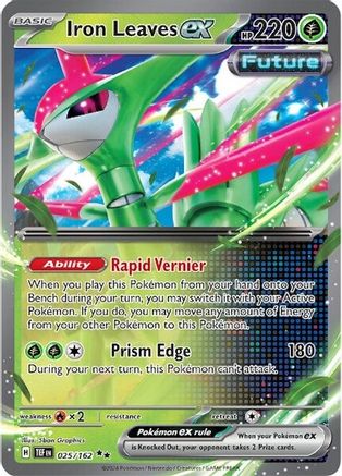 Image of Iron Leaves ex (025/162) [Scarlet & Violet: Temporal Forces]