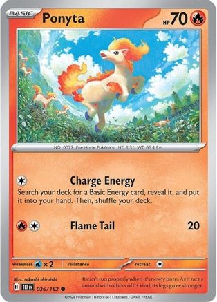 Image of Ponyta (026/162) [Scarlet & Violet: Temporal Forces]