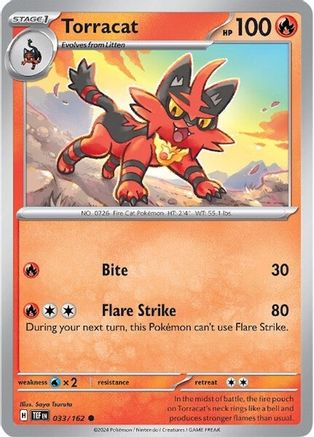 Image of Torracat (033/162) [Scarlet & Violet: Temporal Forces]