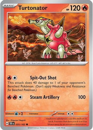 Image of Turtonator (035/162) [Scarlet & Violet: Temporal Forces]