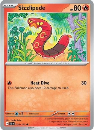 Image of Sizzlipede (036/162) [Scarlet & Violet: Temporal Forces]