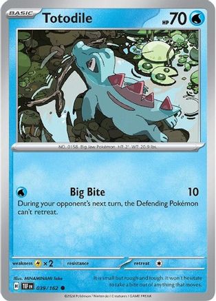 Image of Totodile (039/162) [Scarlet & Violet: Temporal Forces]