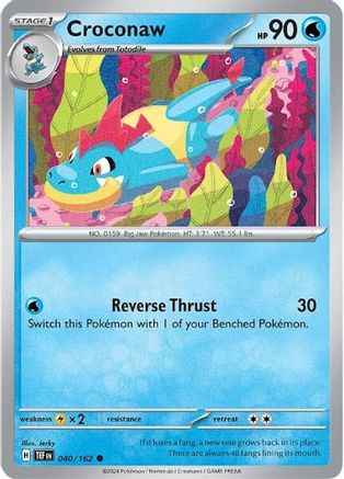 Image of Croconaw (040/162) [Scarlet & Violet: Temporal Forces]