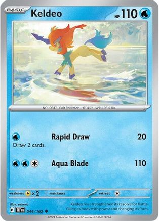 Image of Keldeo (044/162) [Scarlet & Violet: Temporal Forces]