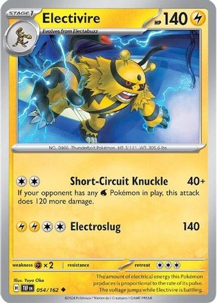 Image of Electivire (054/162) [Scarlet & Violet: Temporal Forces]