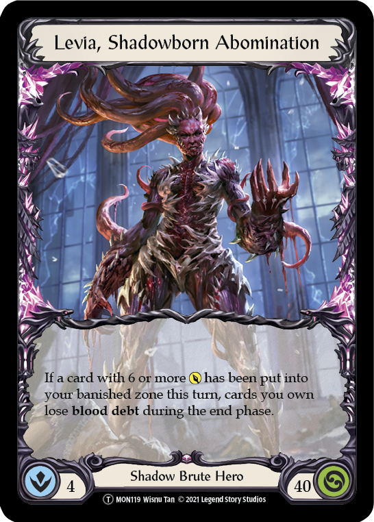 Image of Levia, Shadowborn Abomination // Levia [U-MON119 // U-MON120] (Monarch Unlimited)  Unlimited Normal