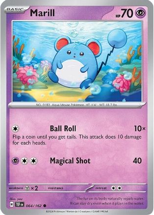 Image of Marill (064/162) [Scarlet & Violet: Temporal Forces]