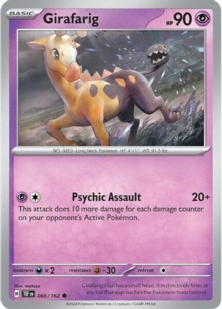 Image of Girafarig (066/162) [Scarlet & Violet: Temporal Forces]