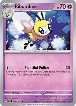 Image of Ribombee (076/162) [Scarlet & Violet: Temporal Forces]