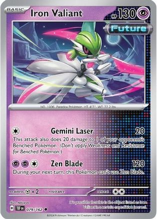 Image of Iron Valiant (079/162) [Scarlet & Violet: Temporal Forces]