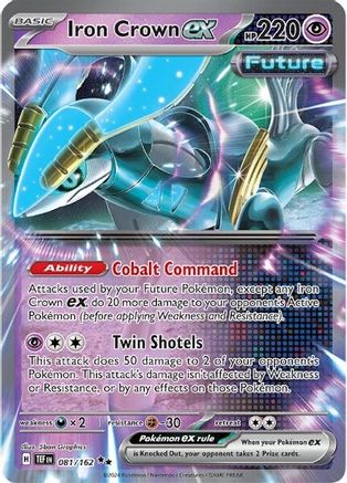 Image of Iron Crown ex (081/162) [Scarlet & Violet: Temporal Forces]