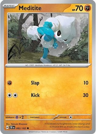 Image of Meditite (082/162) [Scarlet & Violet: Temporal Forces]