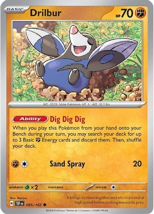 Image of Drilbur (085/162) [Scarlet & Violet: Temporal Forces]