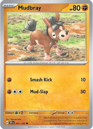Image of Mudbray (091/162) [Scarlet & Violet: Temporal Forces]