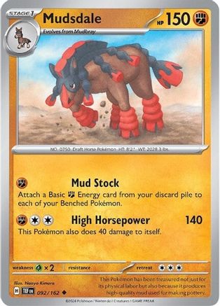 Image of Mudsdale (092/162) [Scarlet & Violet: Temporal Forces]