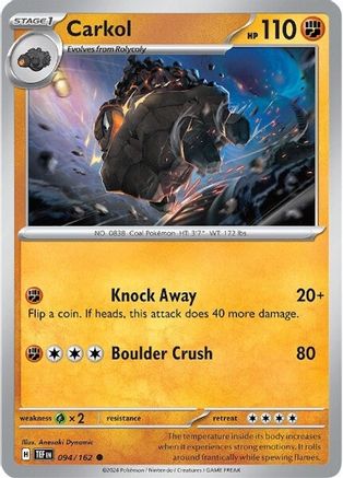Image of Carkol (094/162) [Scarlet & Violet: Temporal Forces]