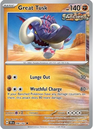 Image of Great Tusk (096/162) [Scarlet & Violet: Temporal Forces]
