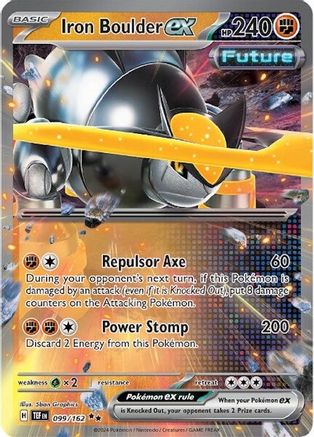 Image of Iron Boulder ex (099/162) [Scarlet & Violet: Temporal Forces]