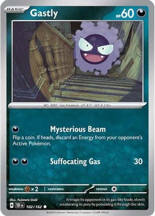 Image of Gastly (102/162) [Scarlet & Violet: Temporal Forces]