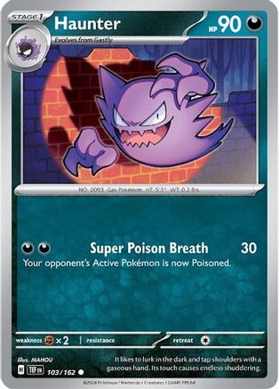Image of Haunter (103/162) [Scarlet & Violet: Temporal Forces]