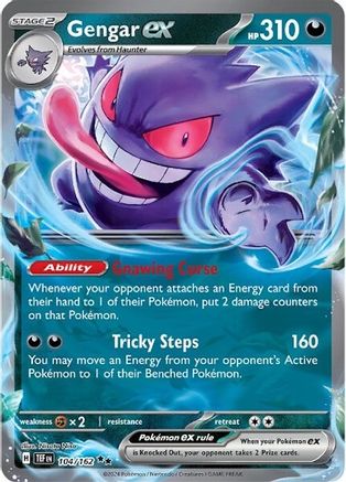 Image of Gengar ex (104/162) [Scarlet & Violet: Temporal Forces]