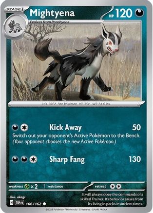 Image of Mightyena (106/162) [Scarlet & Violet: Temporal Forces]