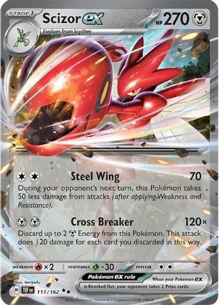 Image of Scizor ex (111/162) [Scarlet & Violet: Temporal Forces]