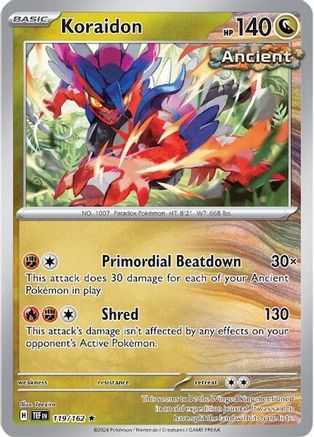 Image of Koraidon (119/162) [Scarlet & Violet: Temporal Forces]