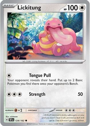 Image of Lickitung (124/162) [Scarlet & Violet: Temporal Forces]
