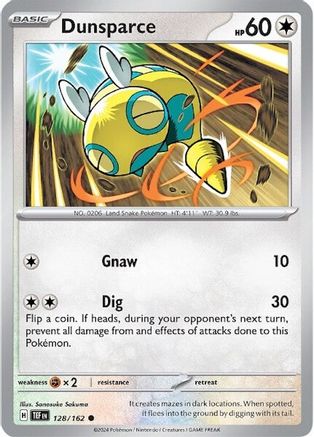 Image of Dunsparce (128/162) [Scarlet & Violet: Temporal Forces]