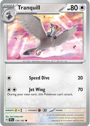 Image of Tranquill (134/162) [Scarlet & Violet: Temporal Forces]