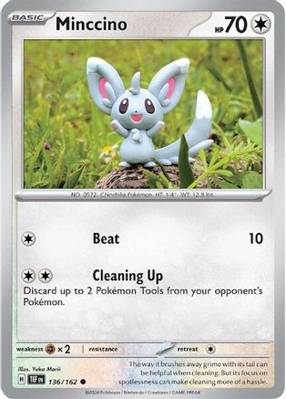Image of Minccino (136/162) [Scarlet & Violet: Temporal Forces]