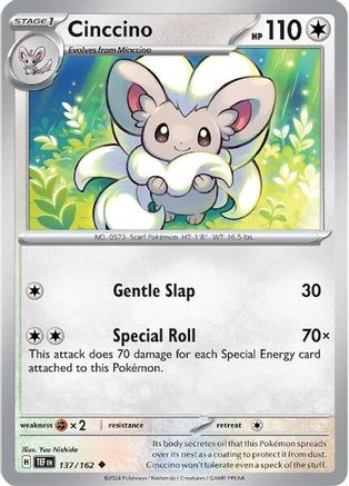 Image of Cinccino (137/162) [Scarlet & Violet: Temporal Forces]