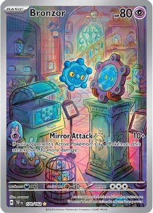 Image of Bronzor (170/162) [Scarlet & Violet: Temporal Forces]