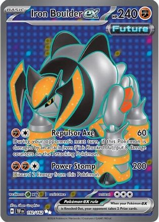 Image of Iron Boulder ex (192/162) [Scarlet & Violet: Temporal Forces]
