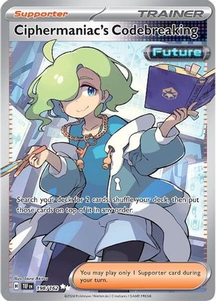 Image of Ciphermaniac's Codebreaking (198/162) [Scarlet & Violet: Temporal Forces]