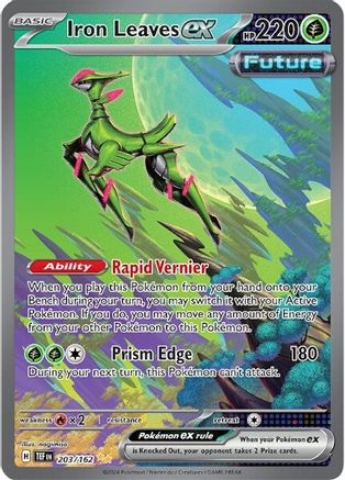 Image of Iron Leaves ex (203/162) [Scarlet & Violet: Temporal Forces]